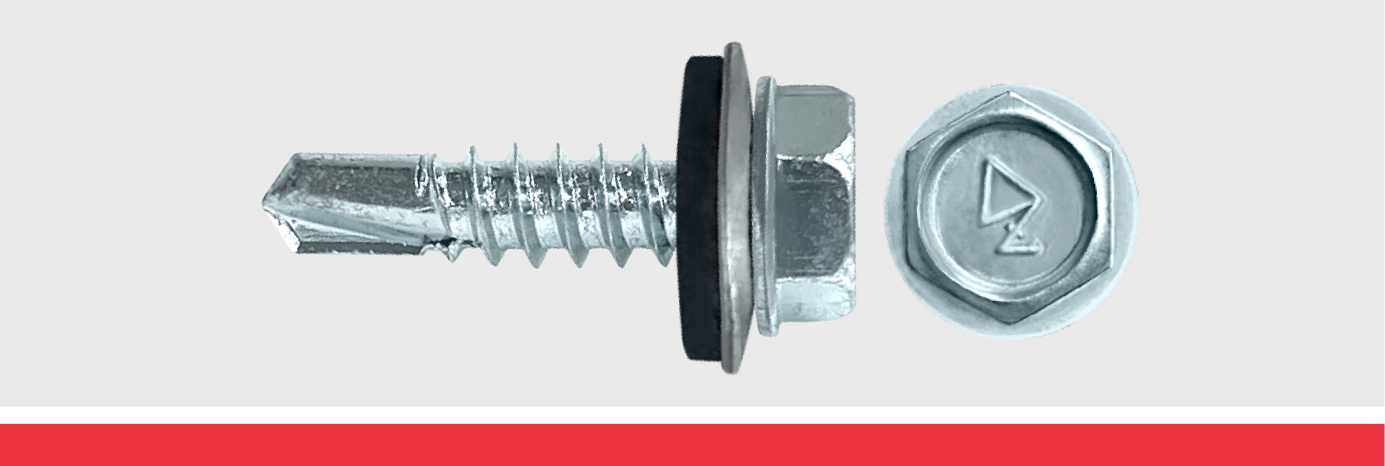 Hex Washer Head Self Drill with Bonded Washer