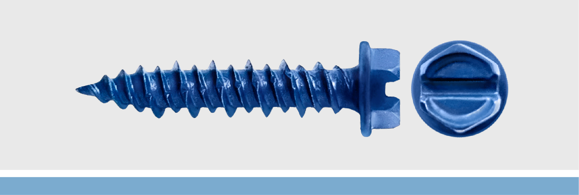 Slotted Hex Washer Head Sharp