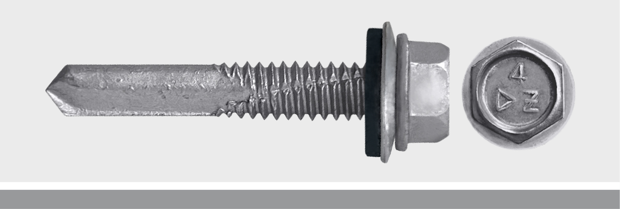 Hex Washer Head #5 Self Drill with Bonded Washer