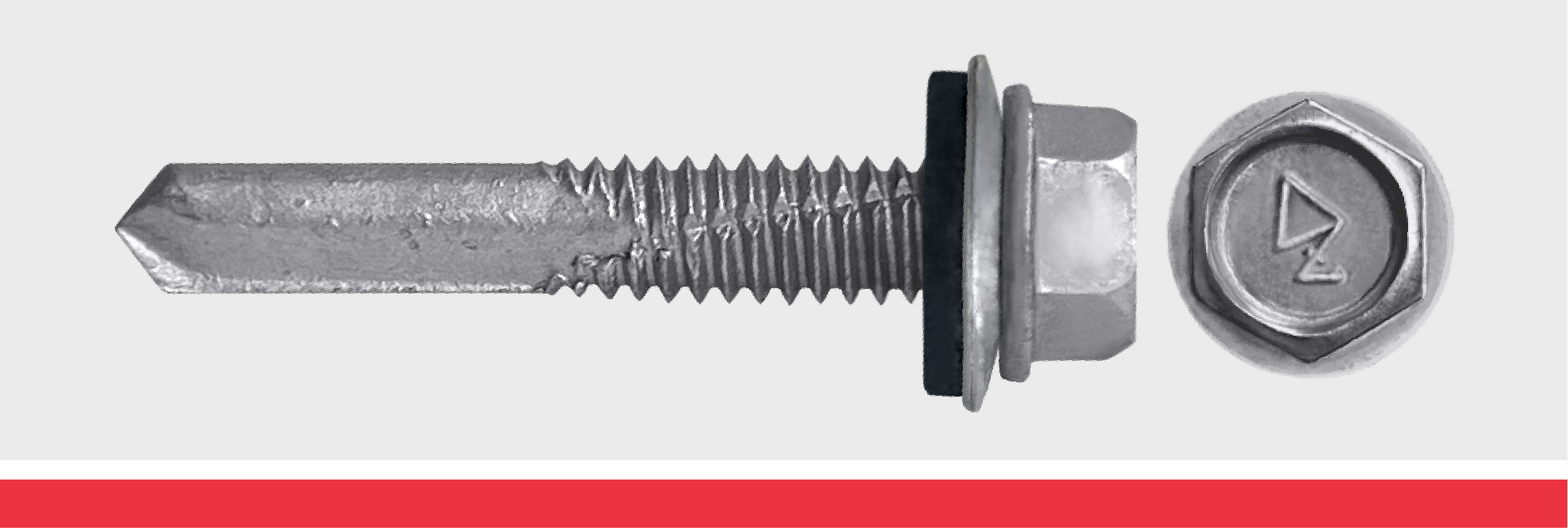 Hex Washer Head #5 Self Drill with Bonded Washer