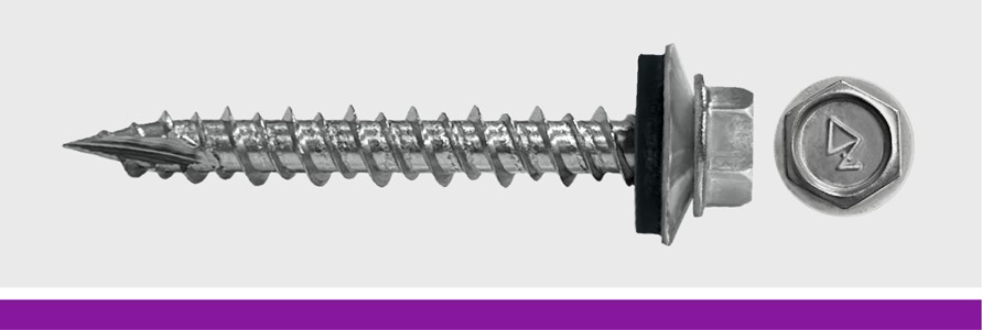 Hex Washer Head Type 17 with Bonded Washer