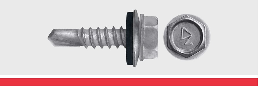 Hex Washer Head Self Drill with Bonded Washer